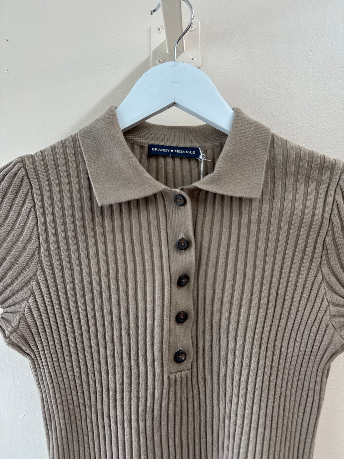 Brandy Melville Cotton Polo