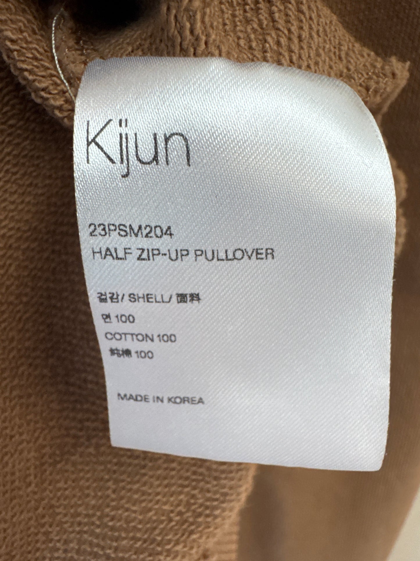 Kijun Zip Cotton Pullover