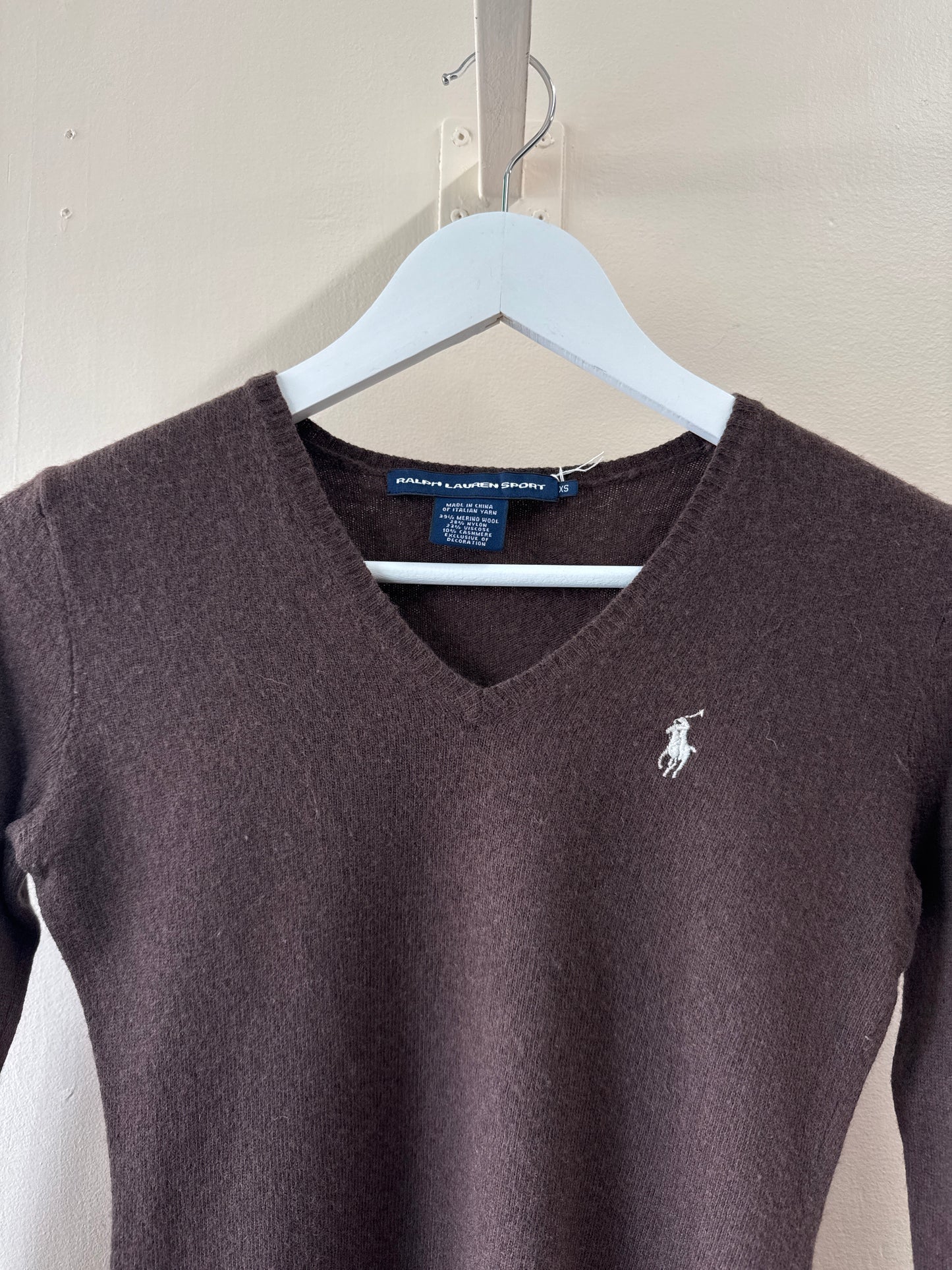 Ralph Lauren Merino Wool and Cashmere Blend Sweater