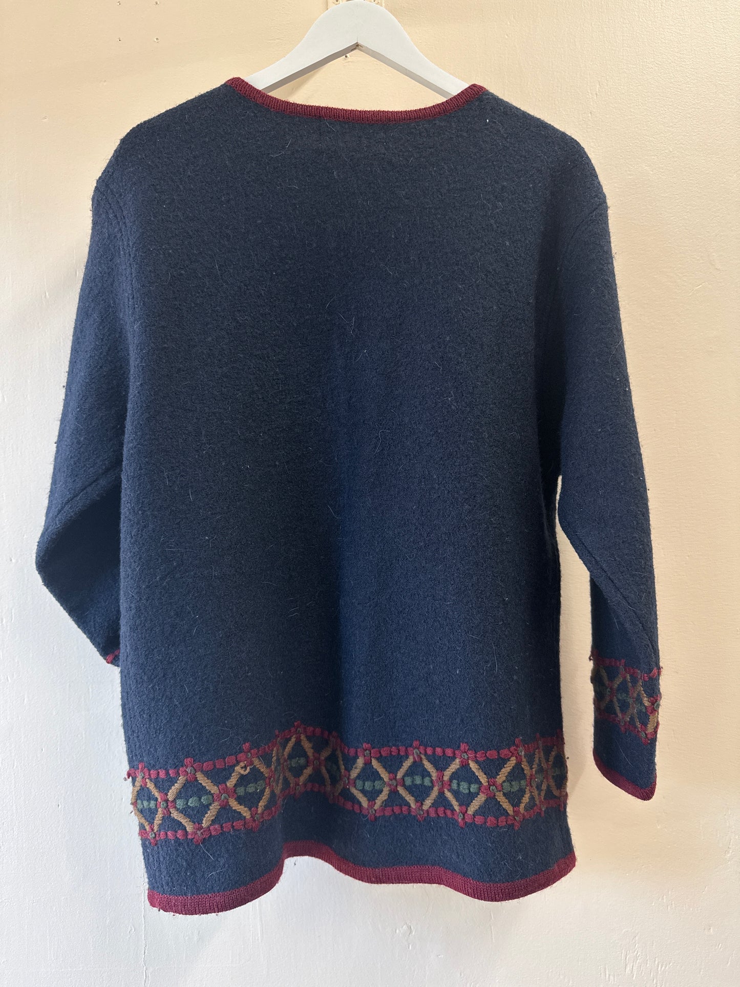 Ilanco Collection Vintage Wool Cardigan