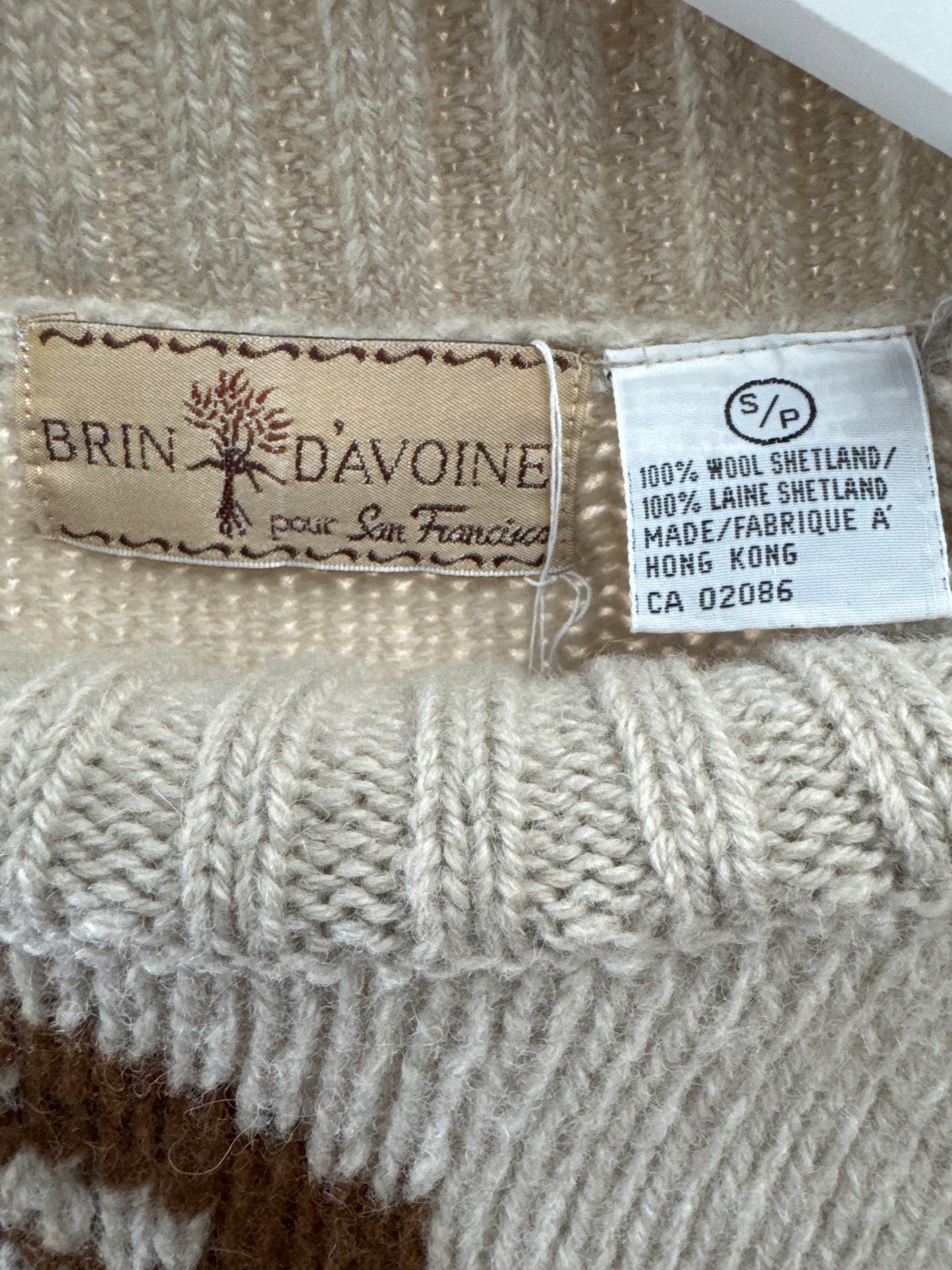 Brin D'Avoine Vintage Wool Sweater