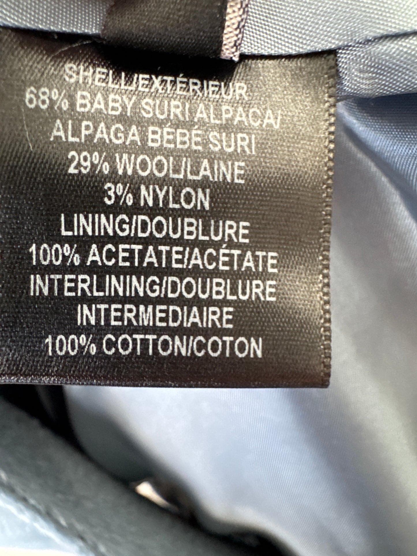 Hiso Alpaca Pea Coat