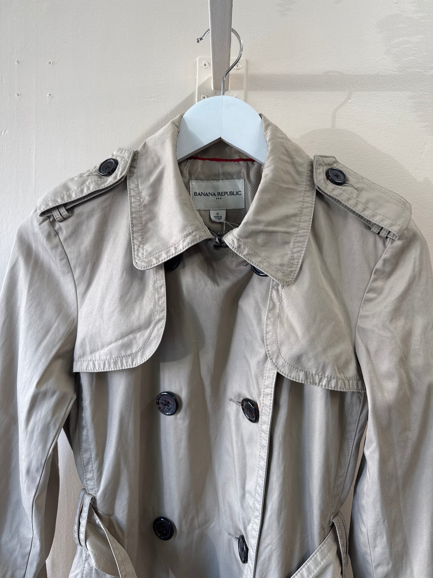 Banana Republic Cotton Trench Coat