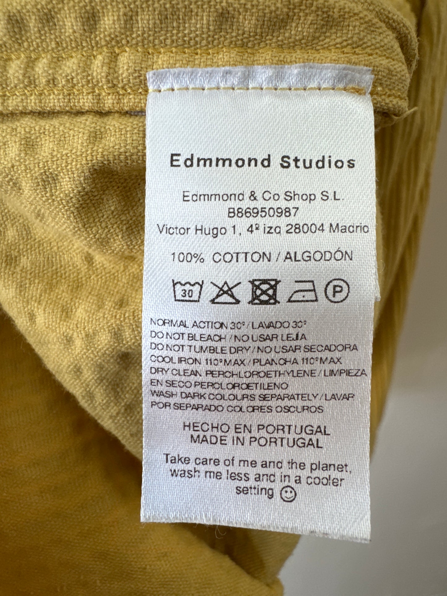 Emond Studios Corduroy Cotton Shirt