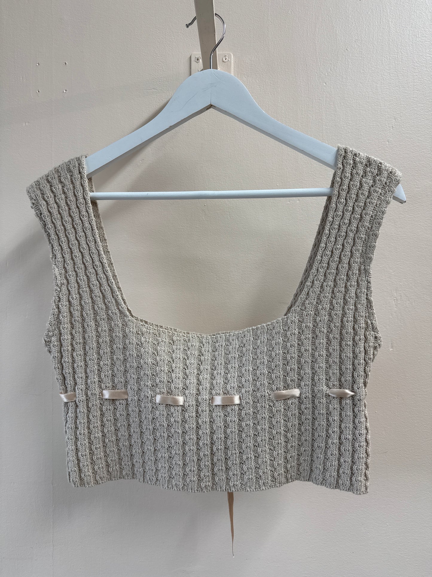 Diab'Less Vintage Knit Cotton Tank Top