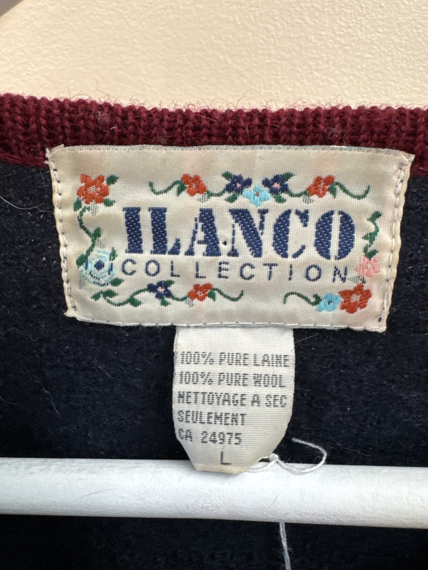 Ilanco Collection Vintage Wool Cardigan
