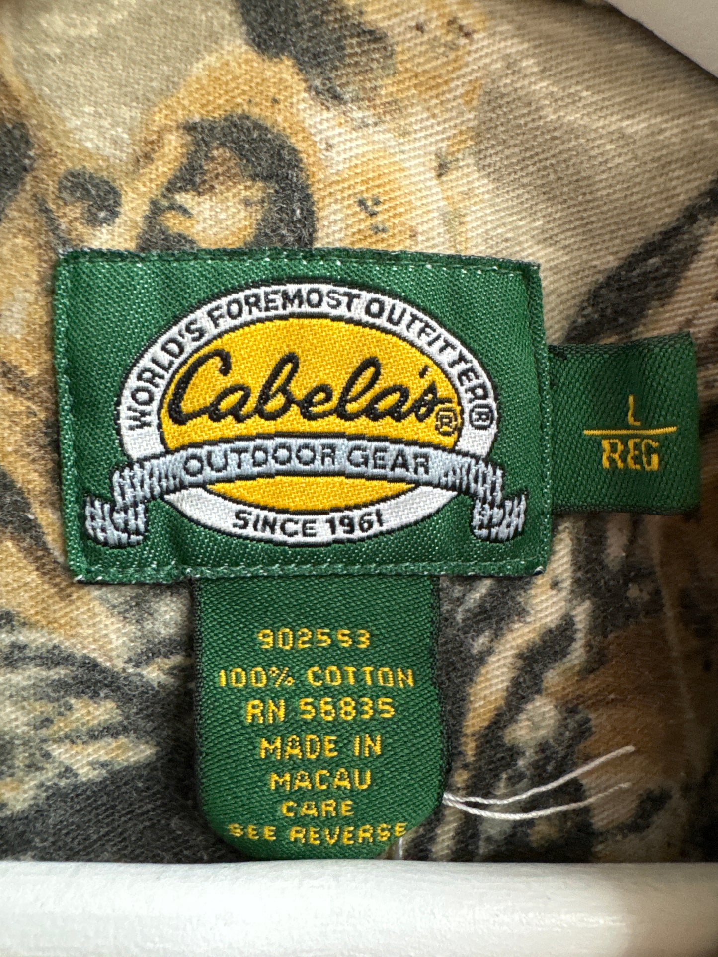 Surchemise vintage en coton Cabela’s