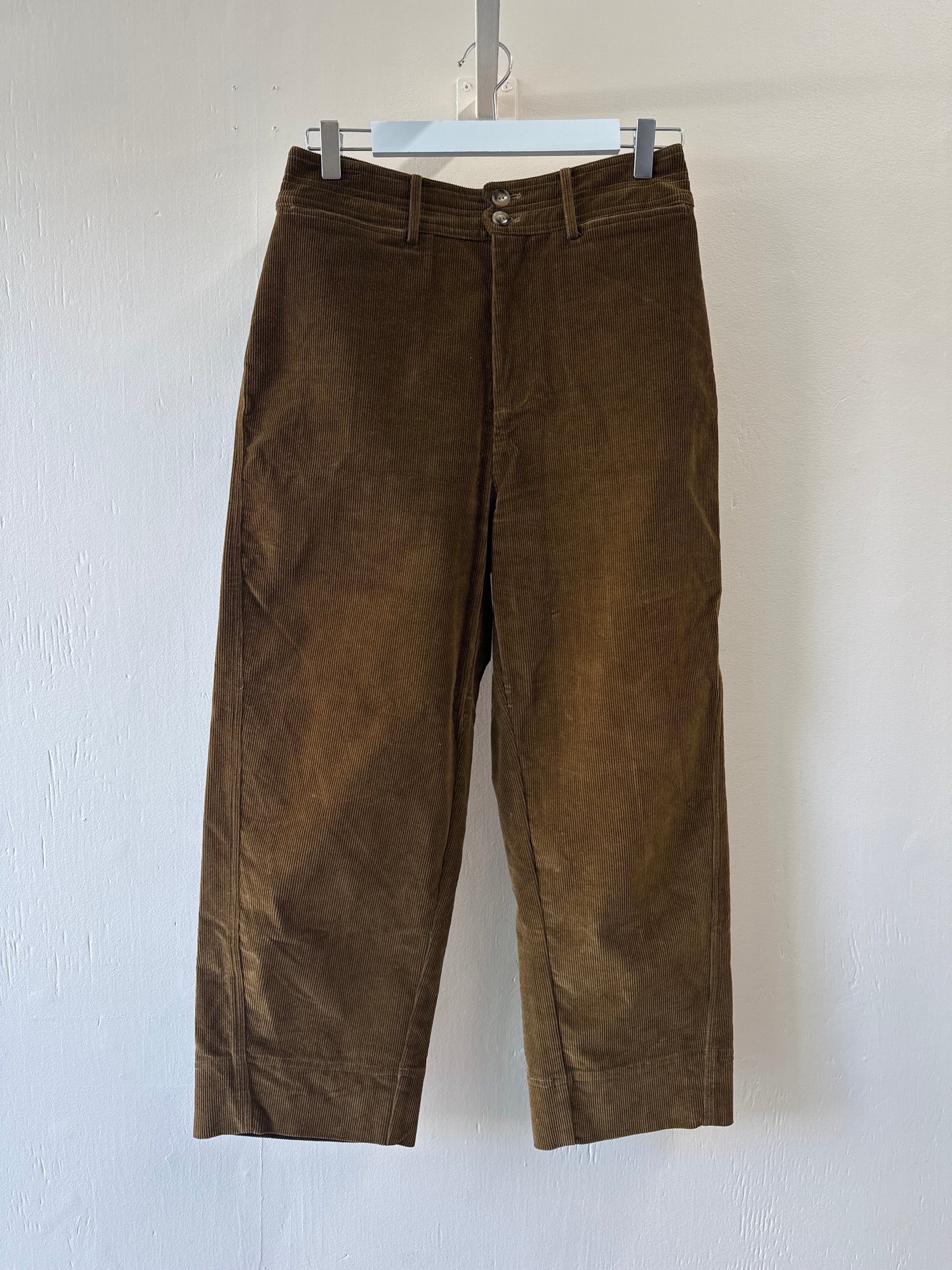 Second-Hand High-Rise Corduroy Pants