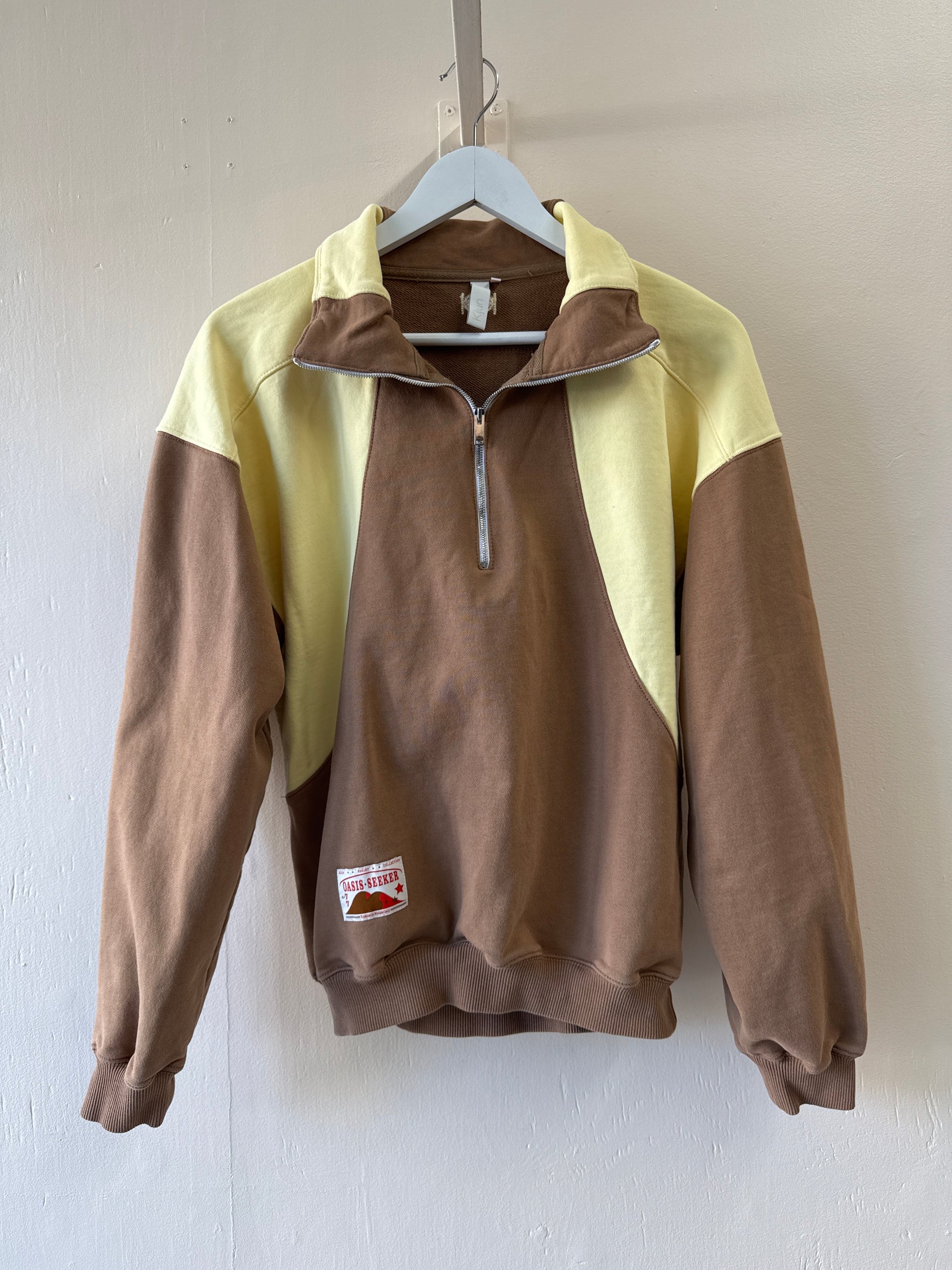Second-Hand Kijun Zip Cotton Pullover