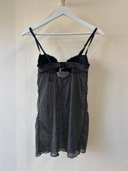 Jacob Mesh and Lace Lingerie Dress
