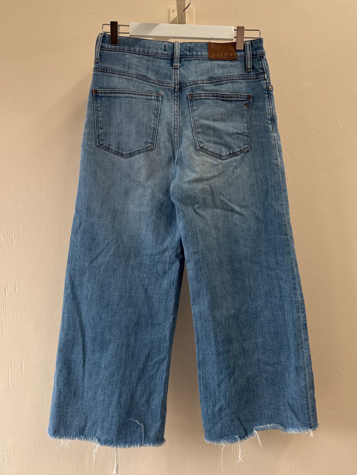 Jean taille haute à jambe large Madewell