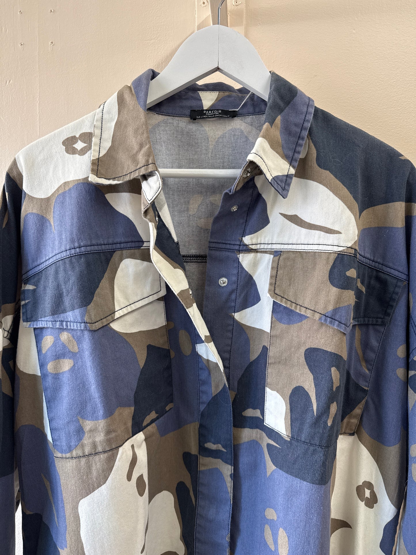 Surchemise en coton camo Parfois