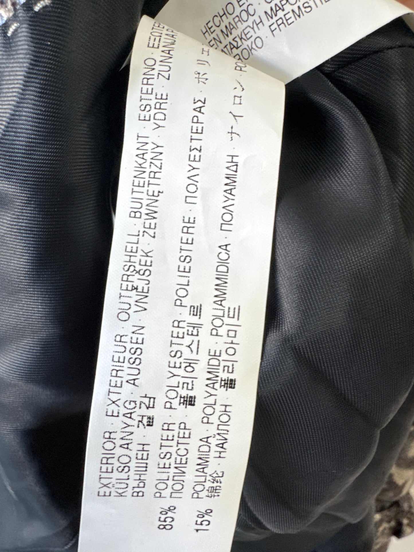 Trench coat en faux cuir de serpent Zara