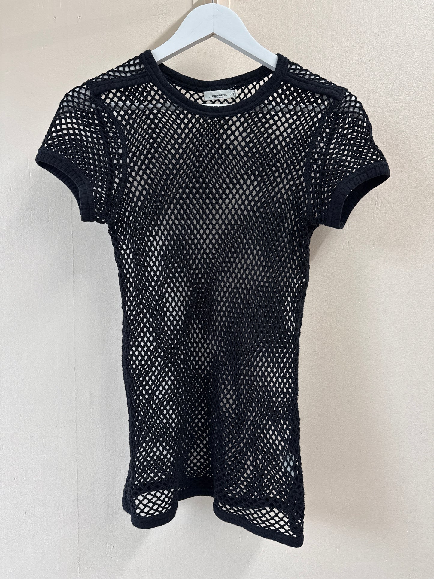 J. Linderberg Mesh Cotton T-Shirt