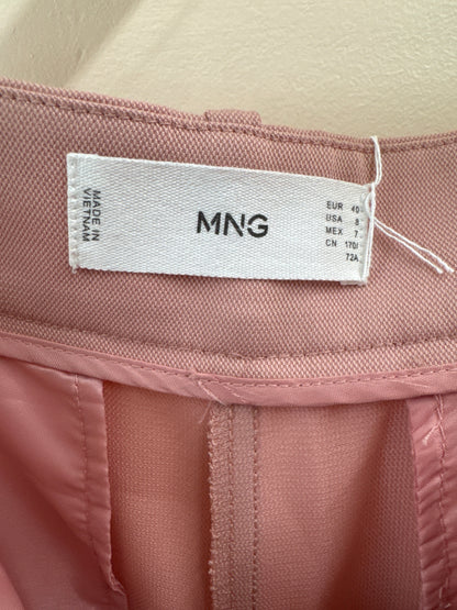Pantalon taille haute à jambe large MNG