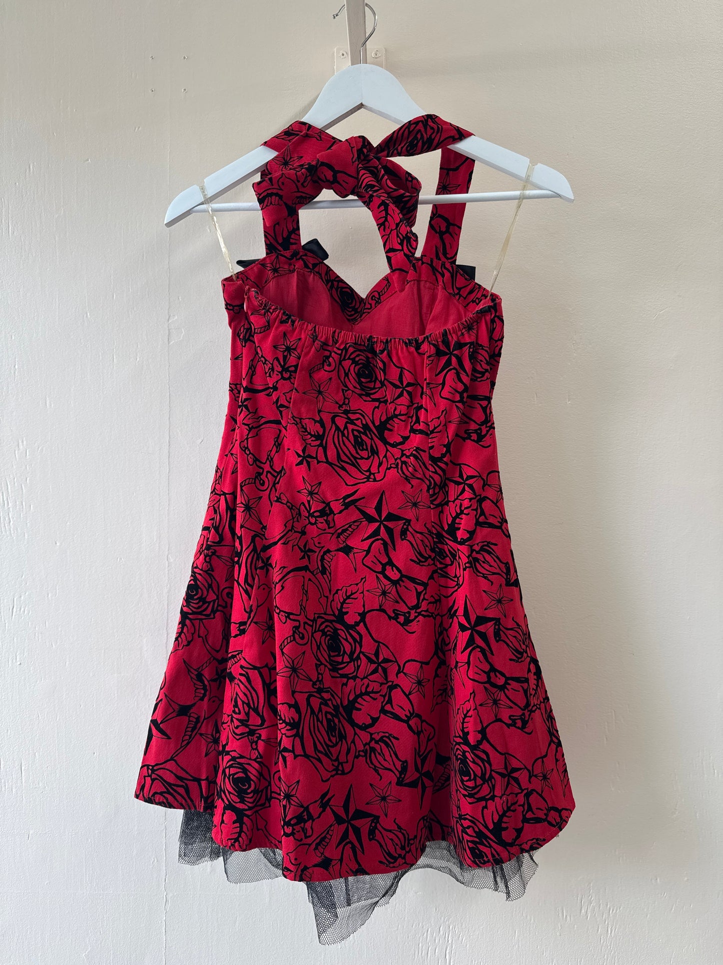 Hearts and Roses Cotton Mini Dress