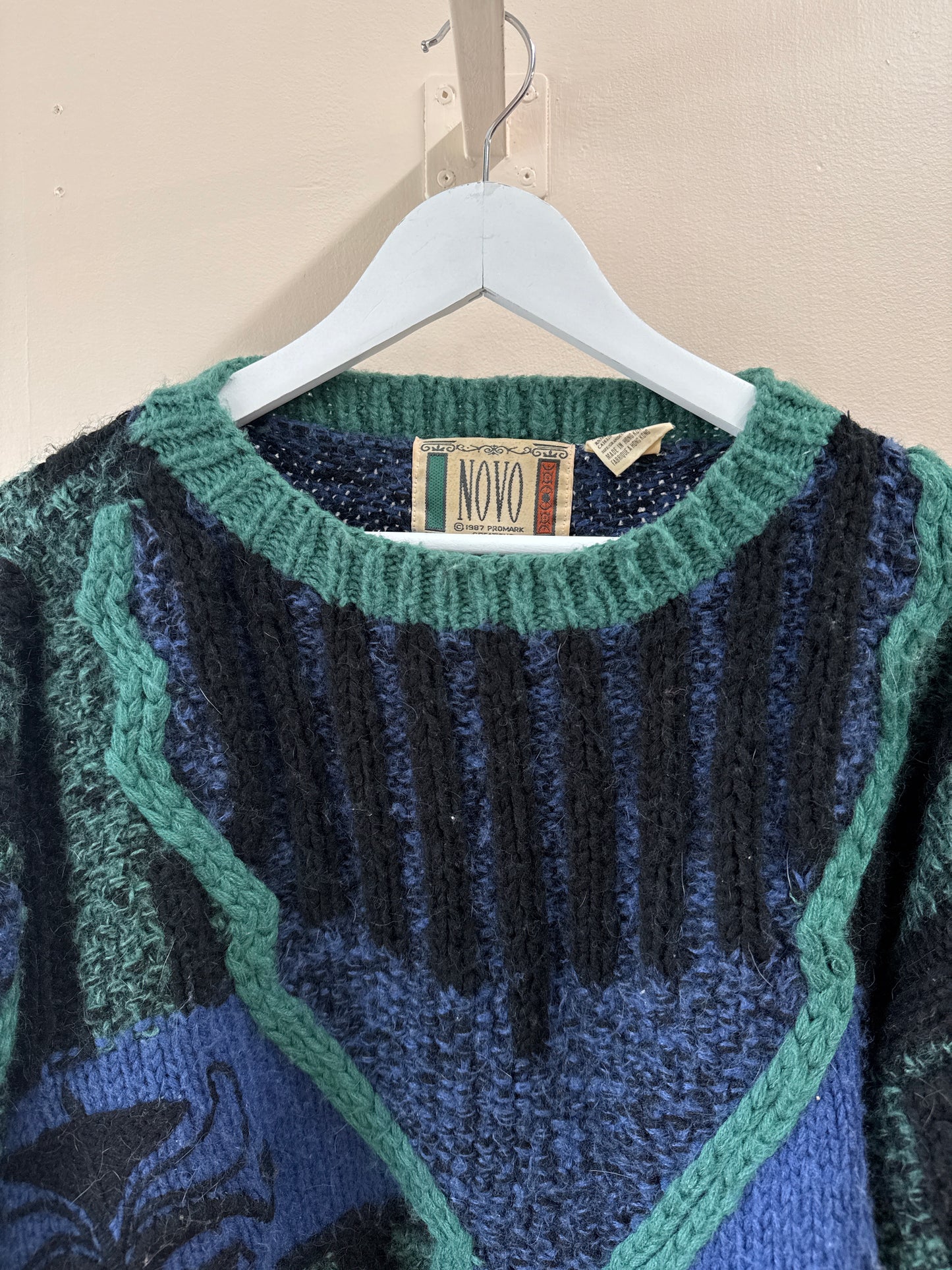 Novo Vintage Knit Wool Sweater