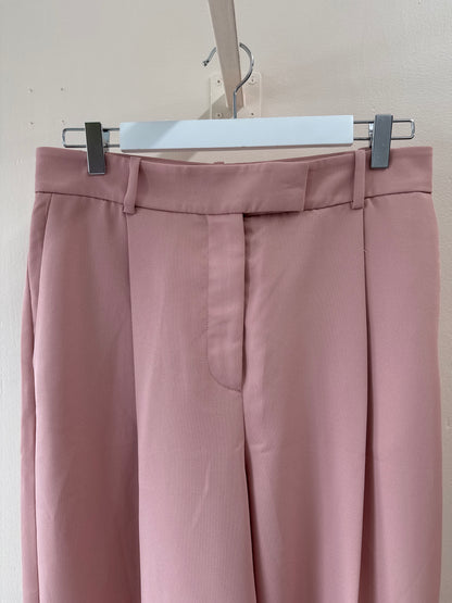 Pantalon taille haute à jambe large MNG
