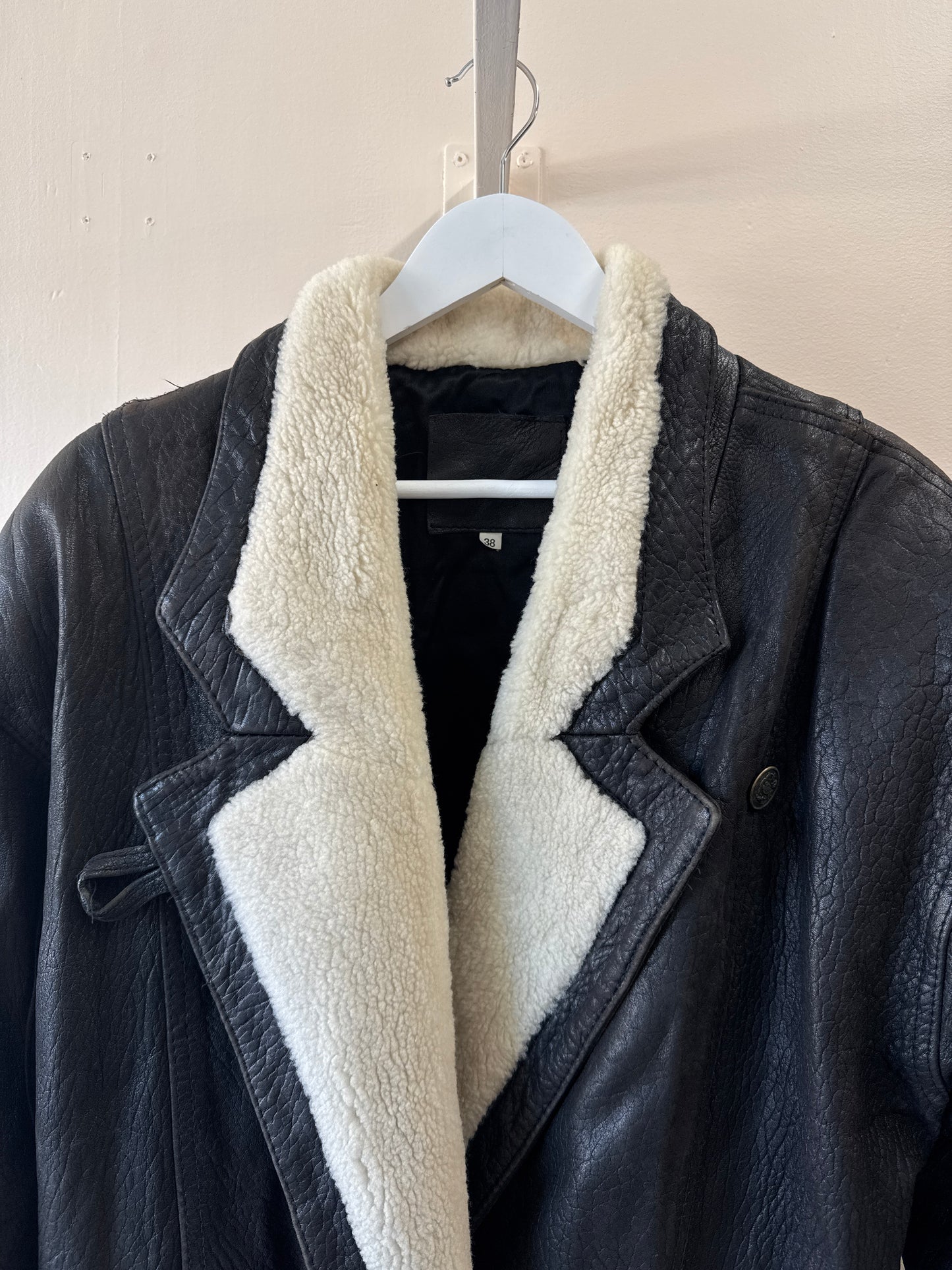 Vintage Black Leather Jacket