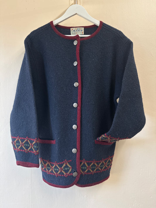 Ilanco Collection Vintage Wool Cardigan