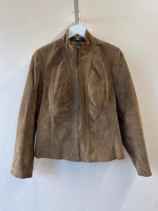 Battibaleno Vintage Corduroy Cotton Bomber Jacket