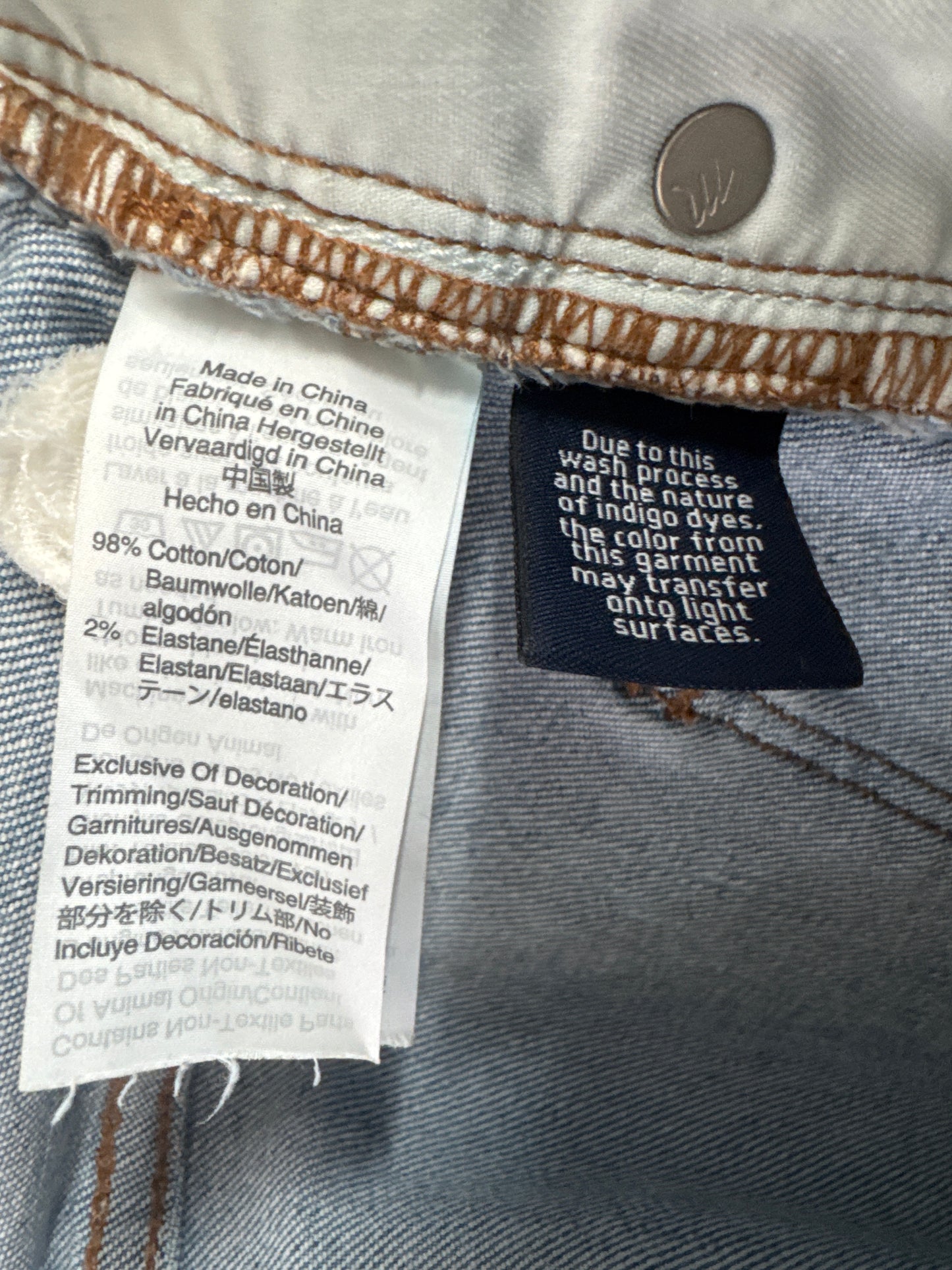 Jean taille haute à jambe large Madewell