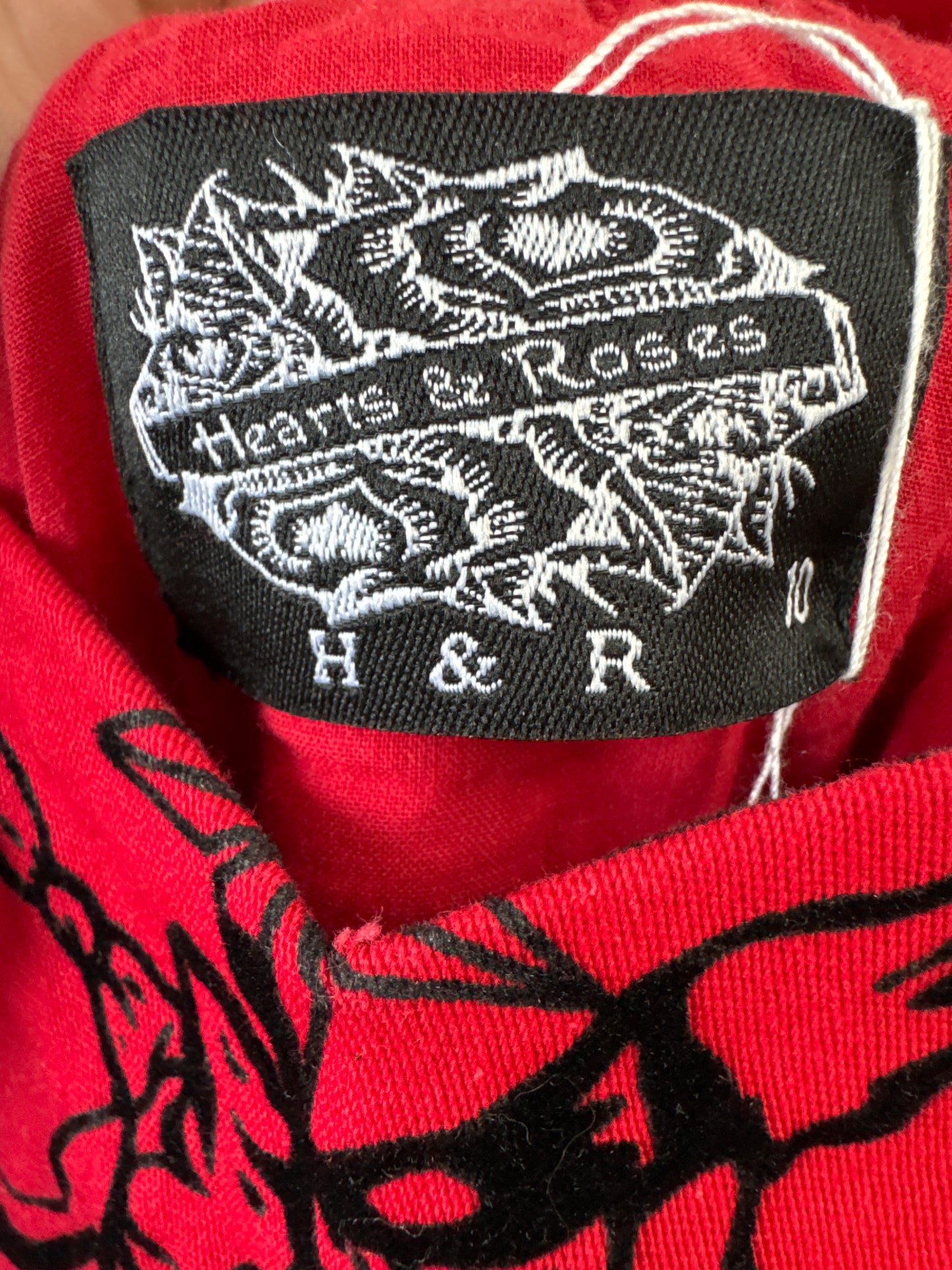 Hearts and Roses Cotton Mini Dress