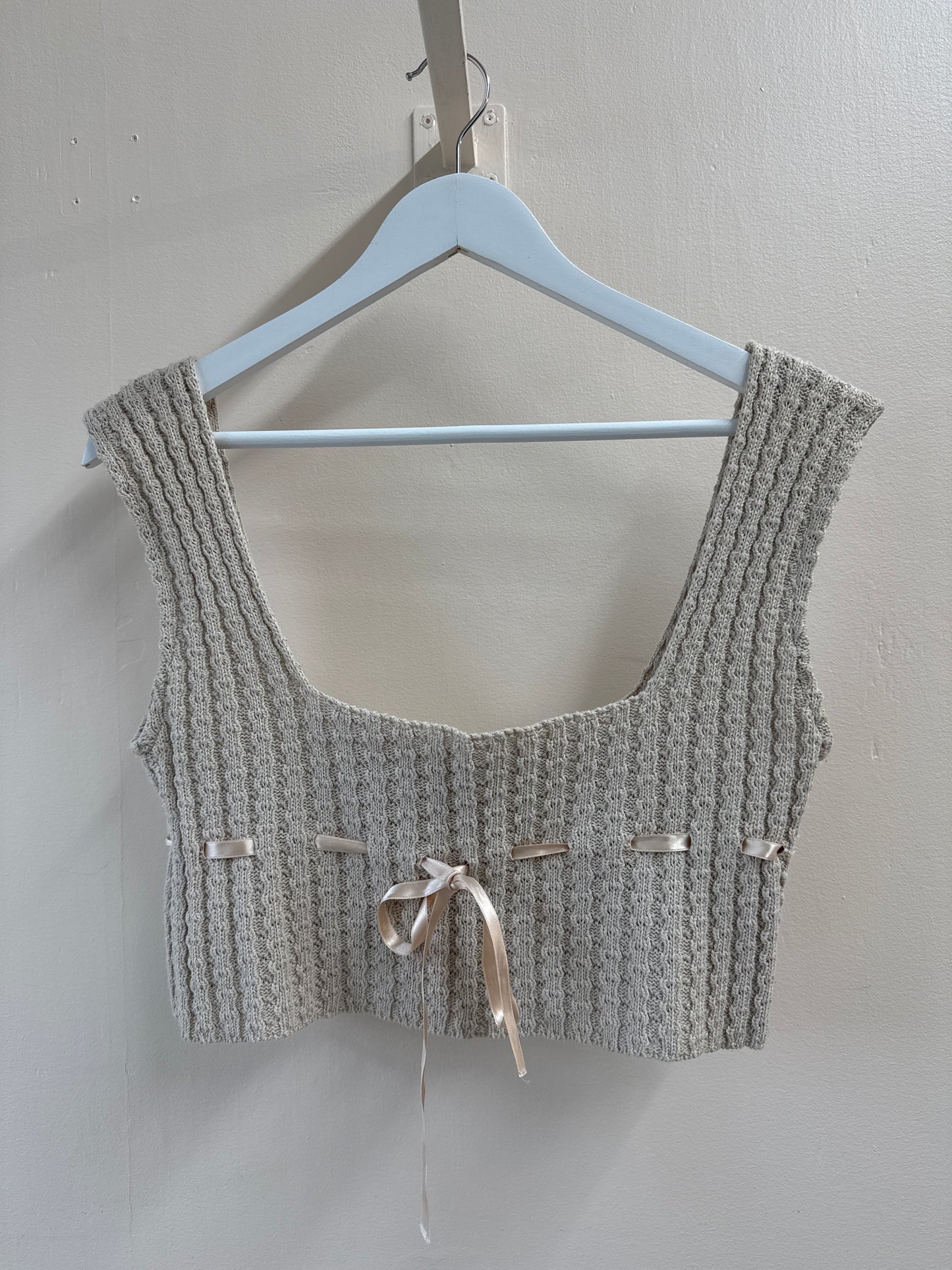Diab'Less Vintage Knit Cotton Tank Top
