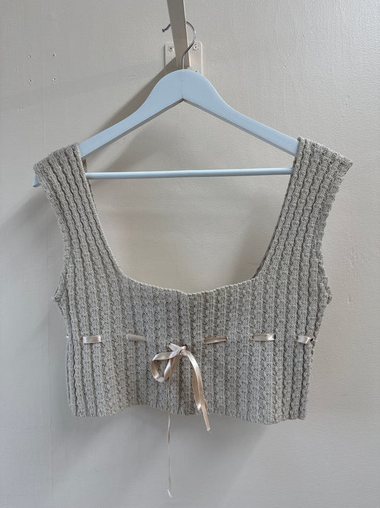 Diab'Less Vintage Knit Cotton Tank Top