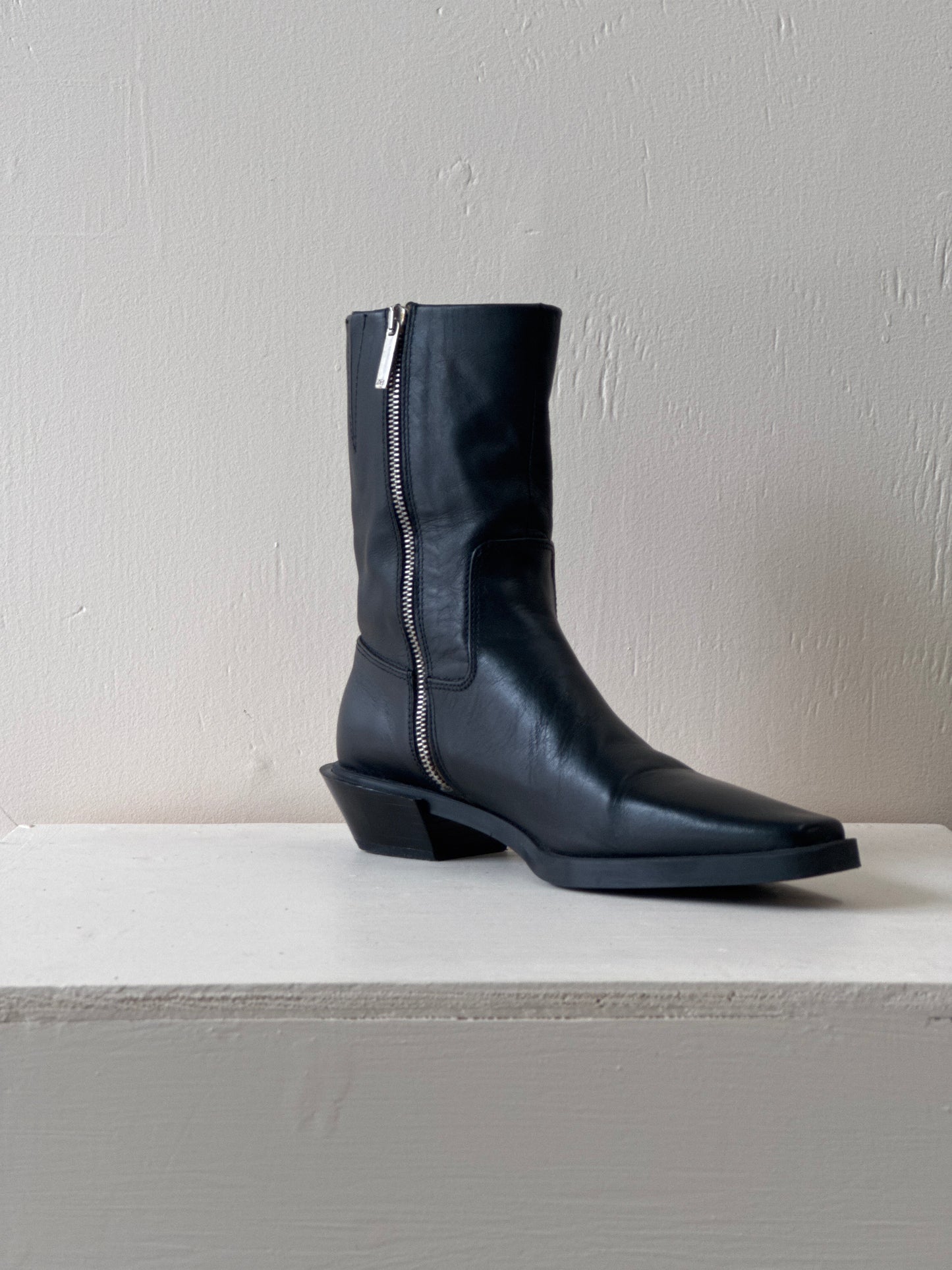 Bottes en cuir Zara