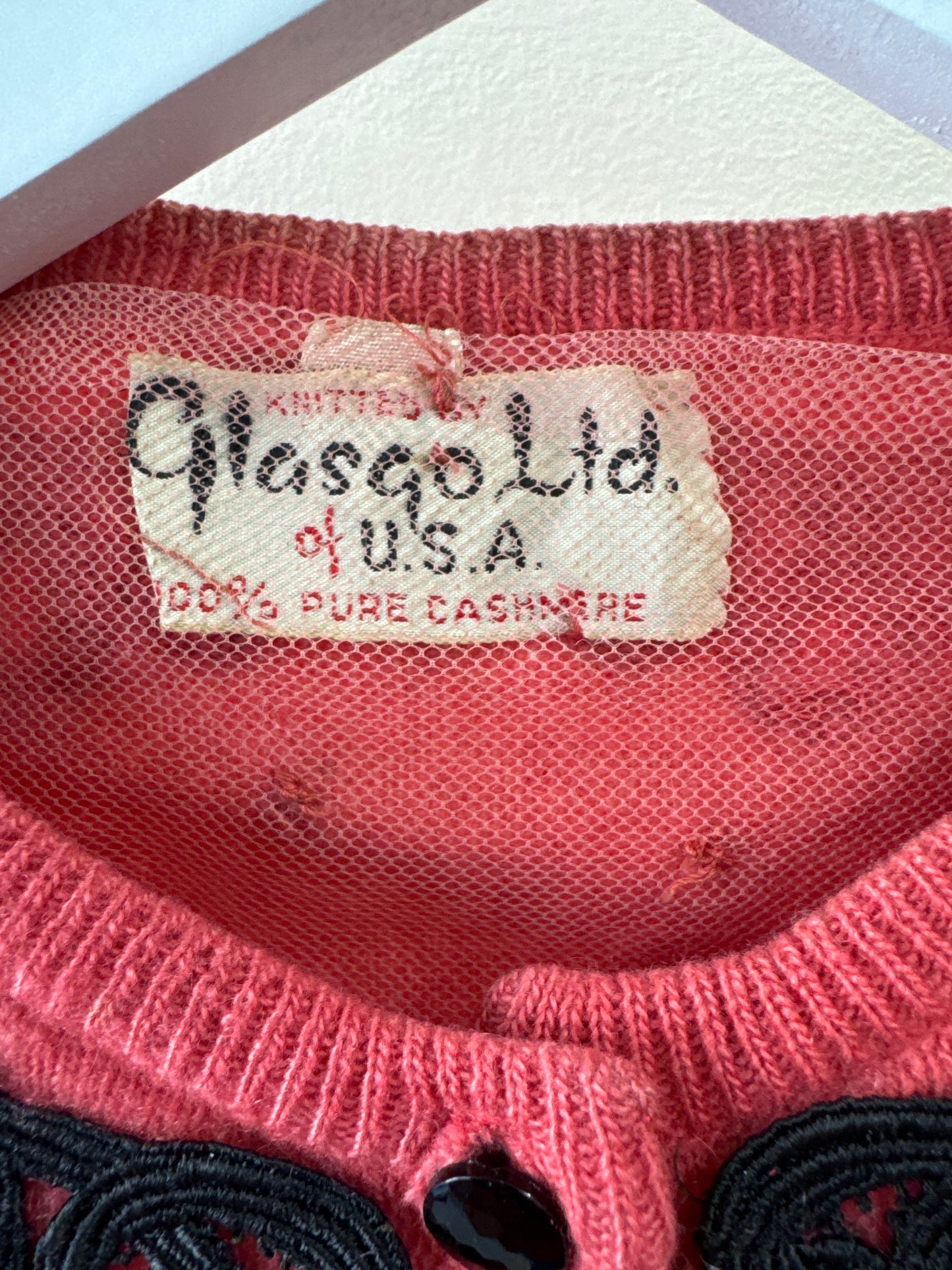 Glasco Ltd Vintage Cashmere Cardigan