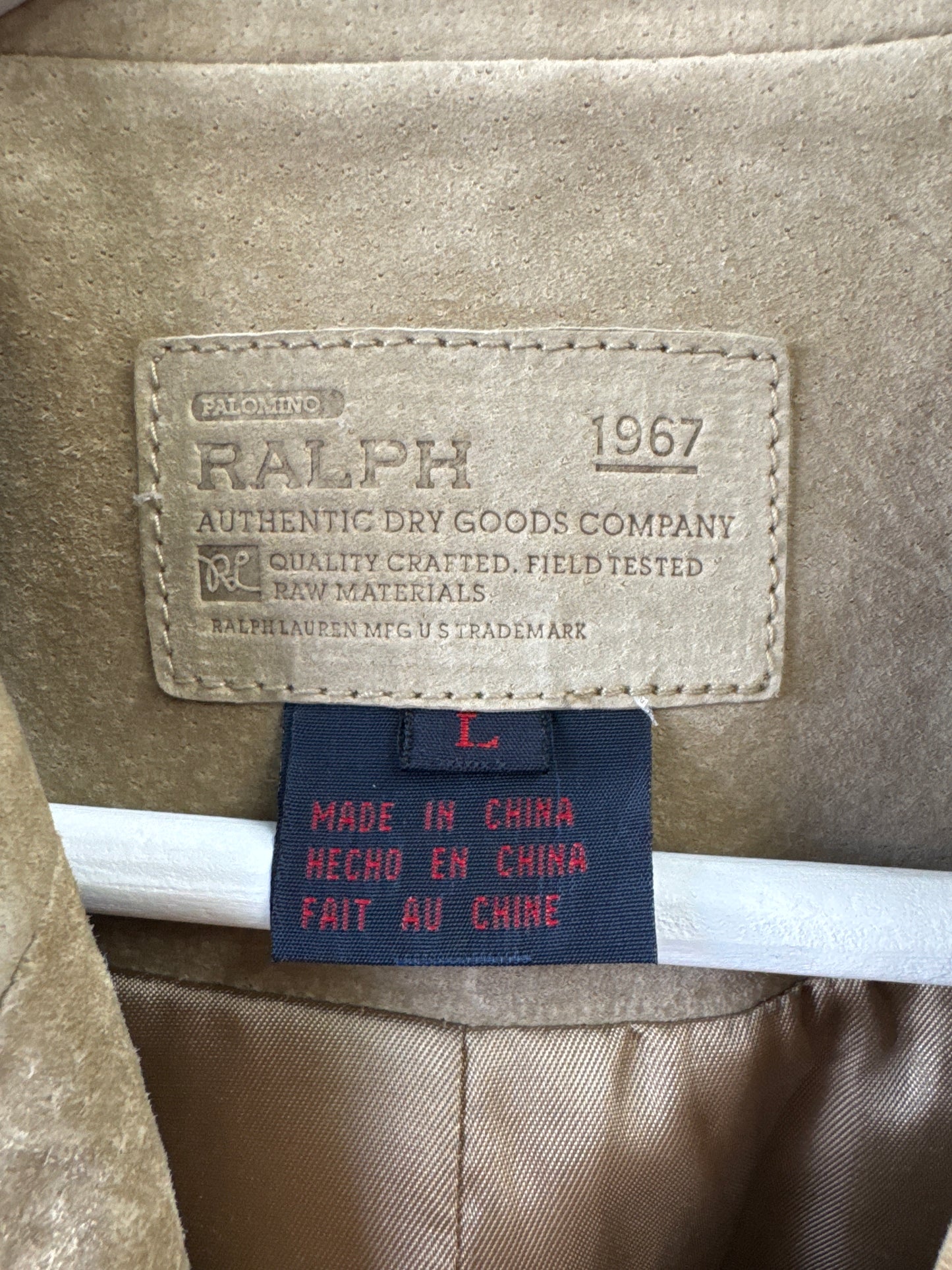 Veste de cuir Ralph Lauren Cowboy Palomino