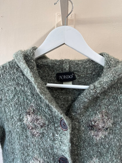 Cardigan vintage en tricot Nado
