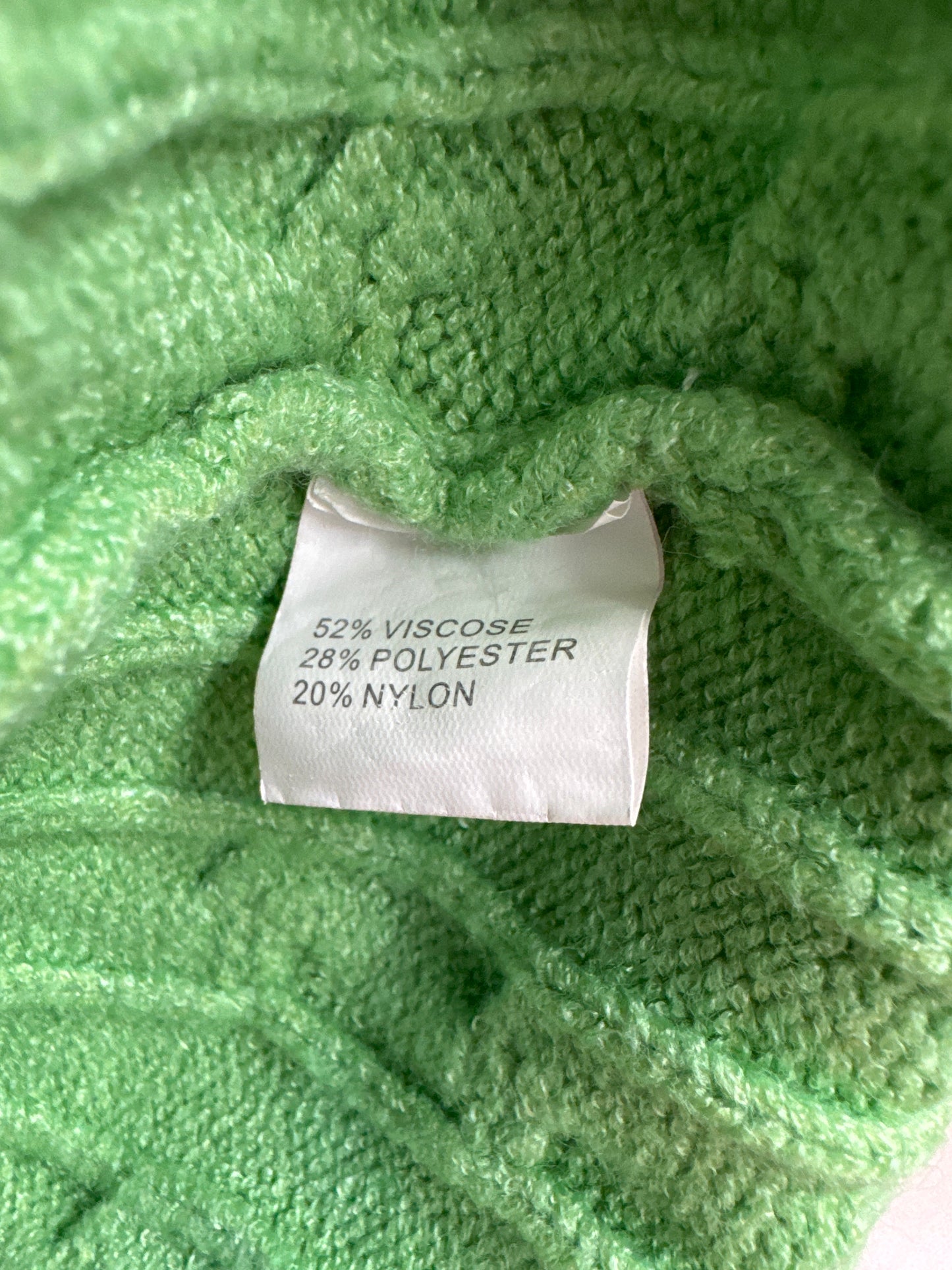 Green Crop Top Sweater