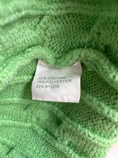 Green Crop Top Sweater