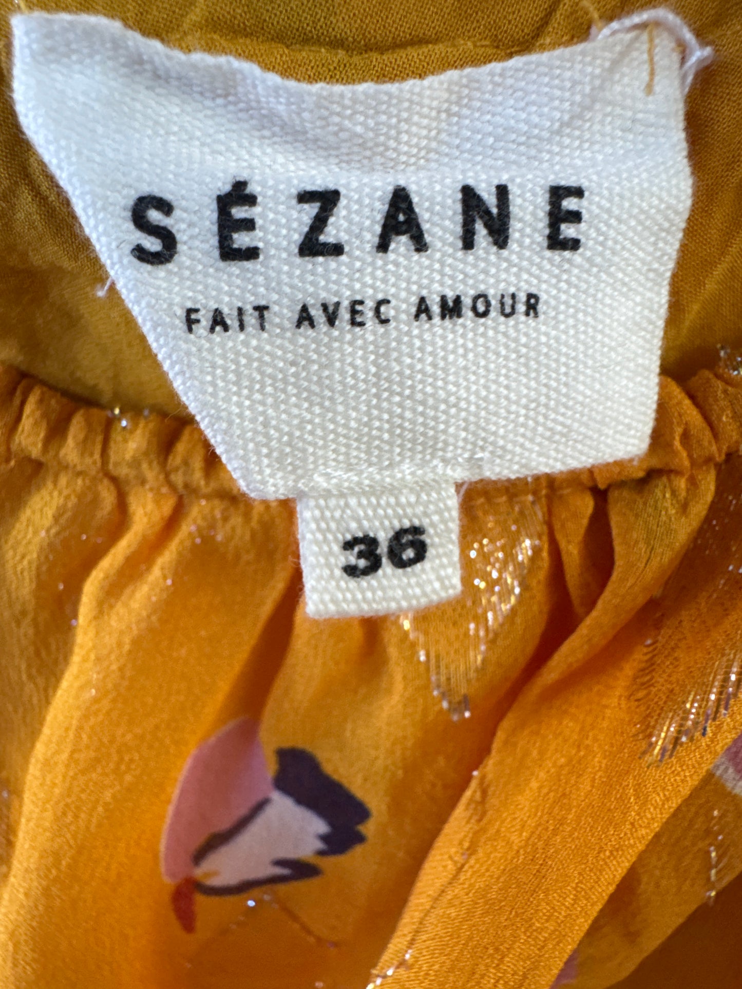Haut en soie Sézane