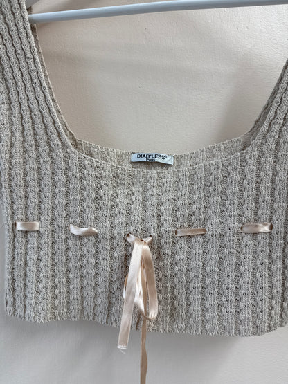 Diab'Less Vintage Knit Cotton Tank Top