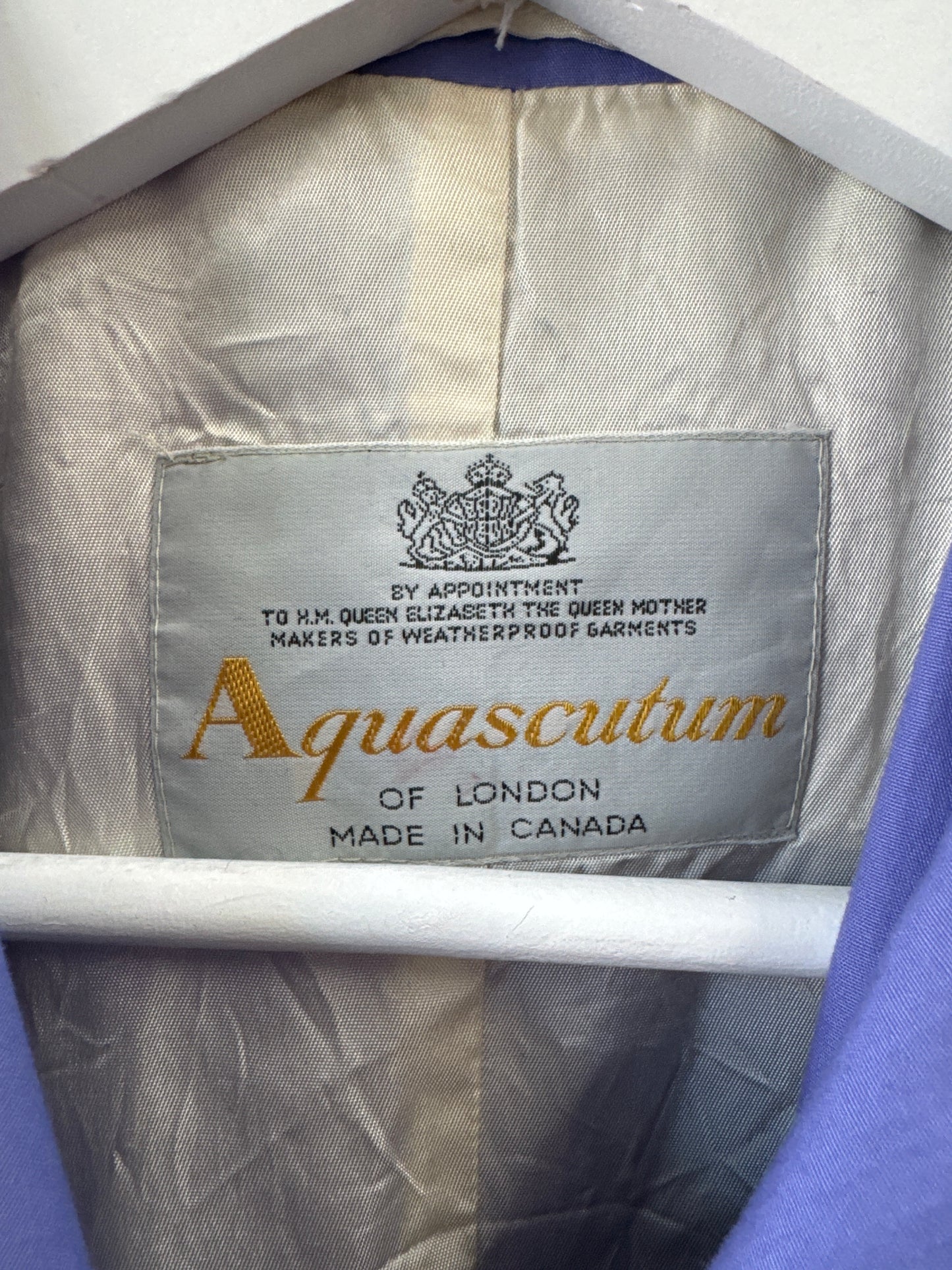 Aquascutum Vintage Cotton Trench Coat