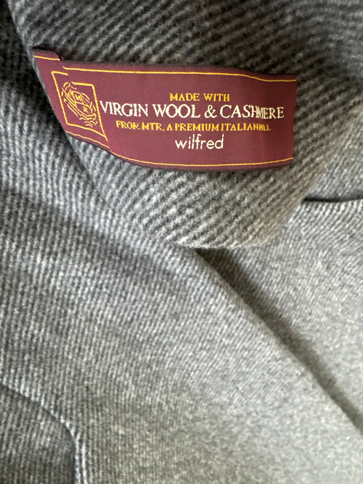 Manteau en laine Wilfred
