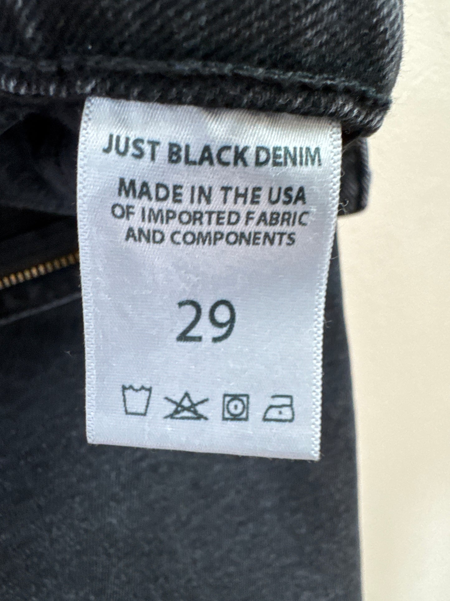 Just Black Denim High Rise Cotton Jeans