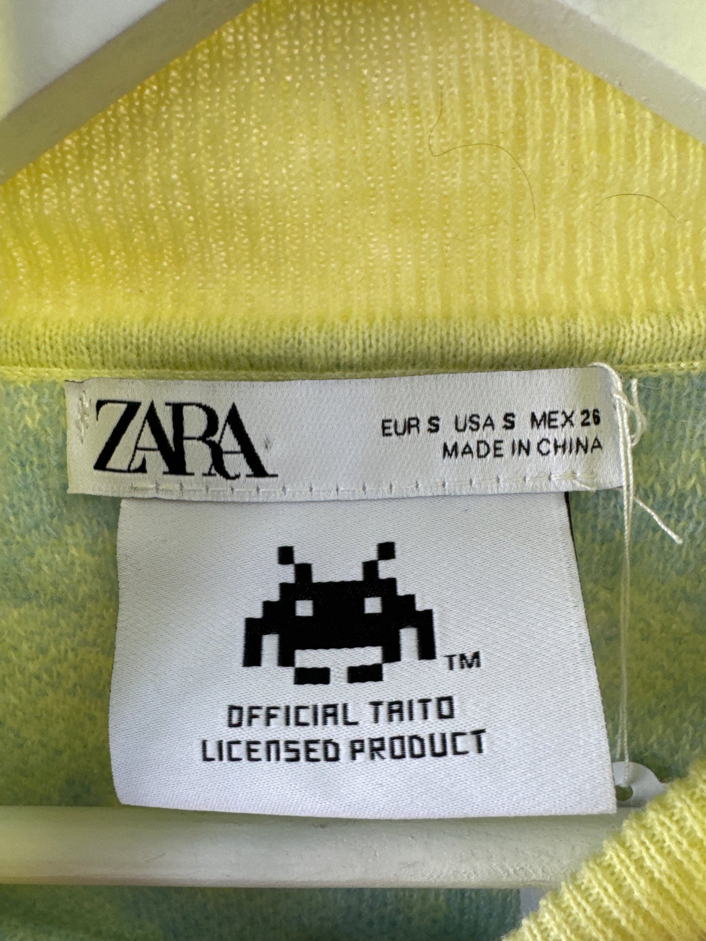 Chandail Zara Space Invaders