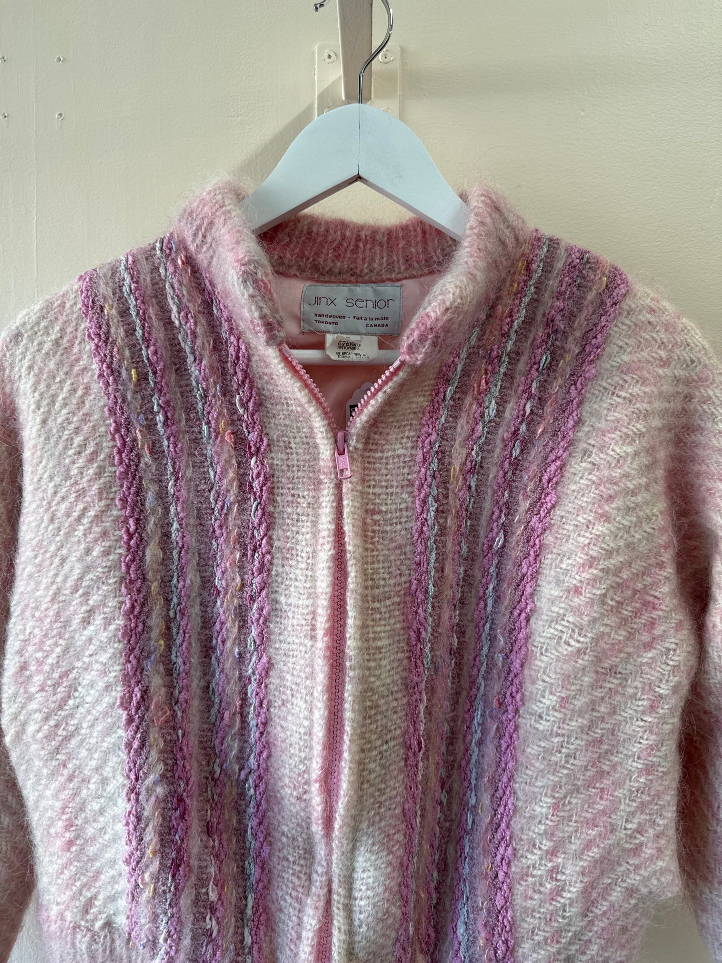 Cardigan en laine tissé à la main Jinx Senior Vintage