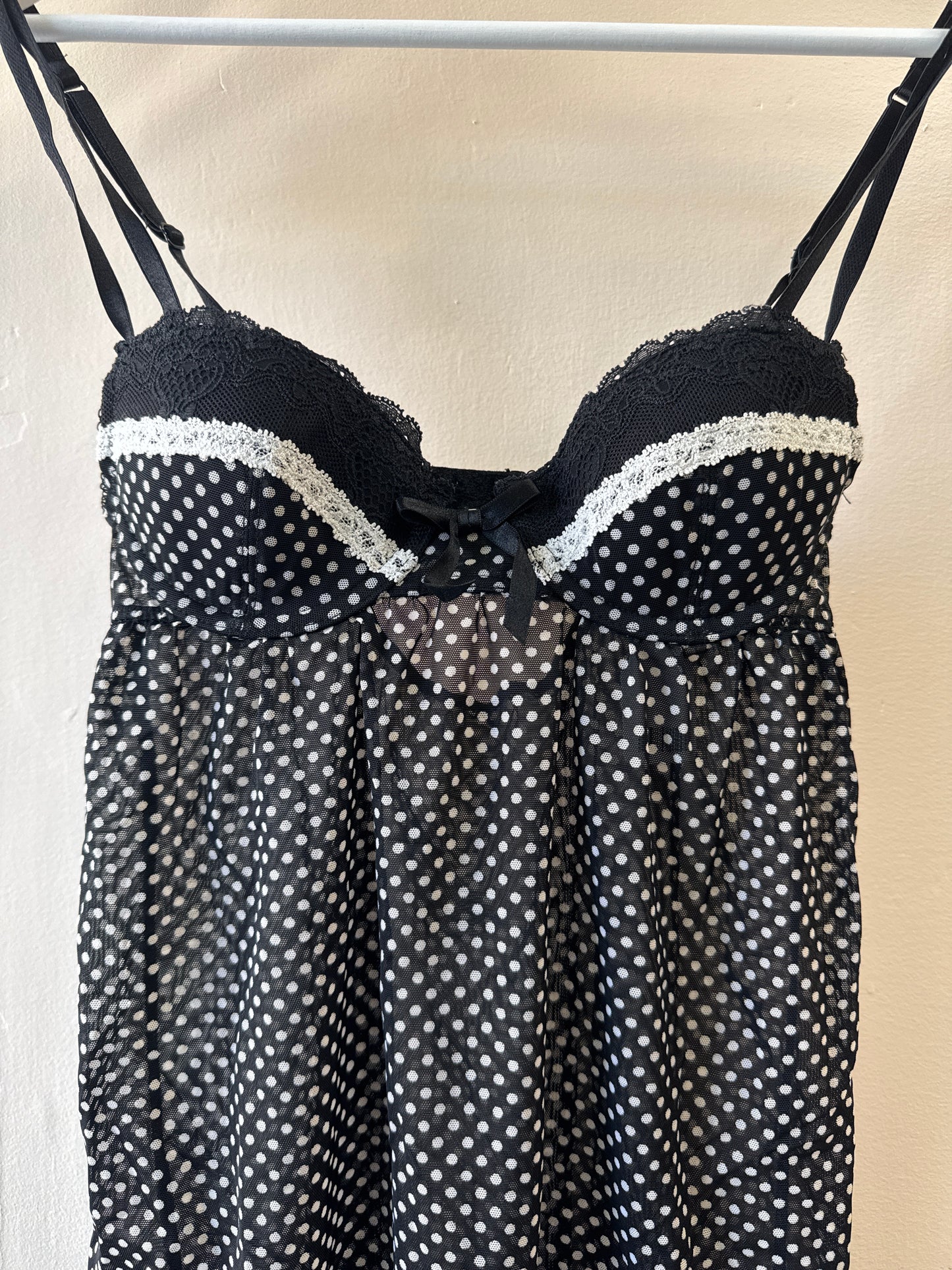 Jacob Mesh and Lace Lingerie Dress