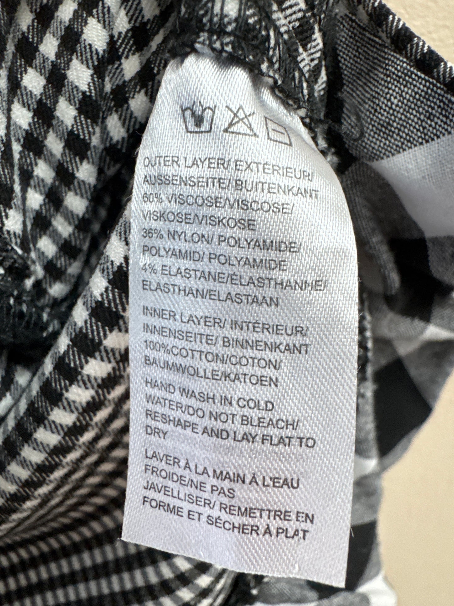 Lord and Taylor Check Skirt