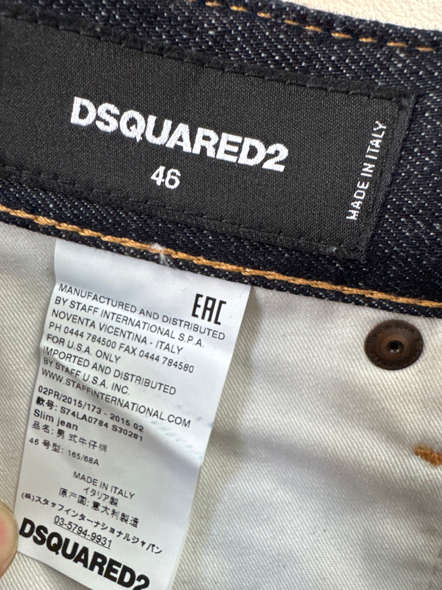 Dsquared2 Cotton Jeans