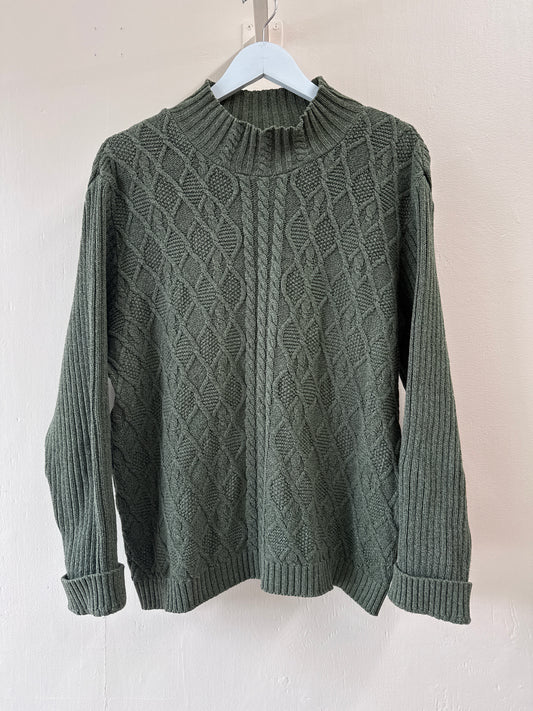 Green Knit Sweater