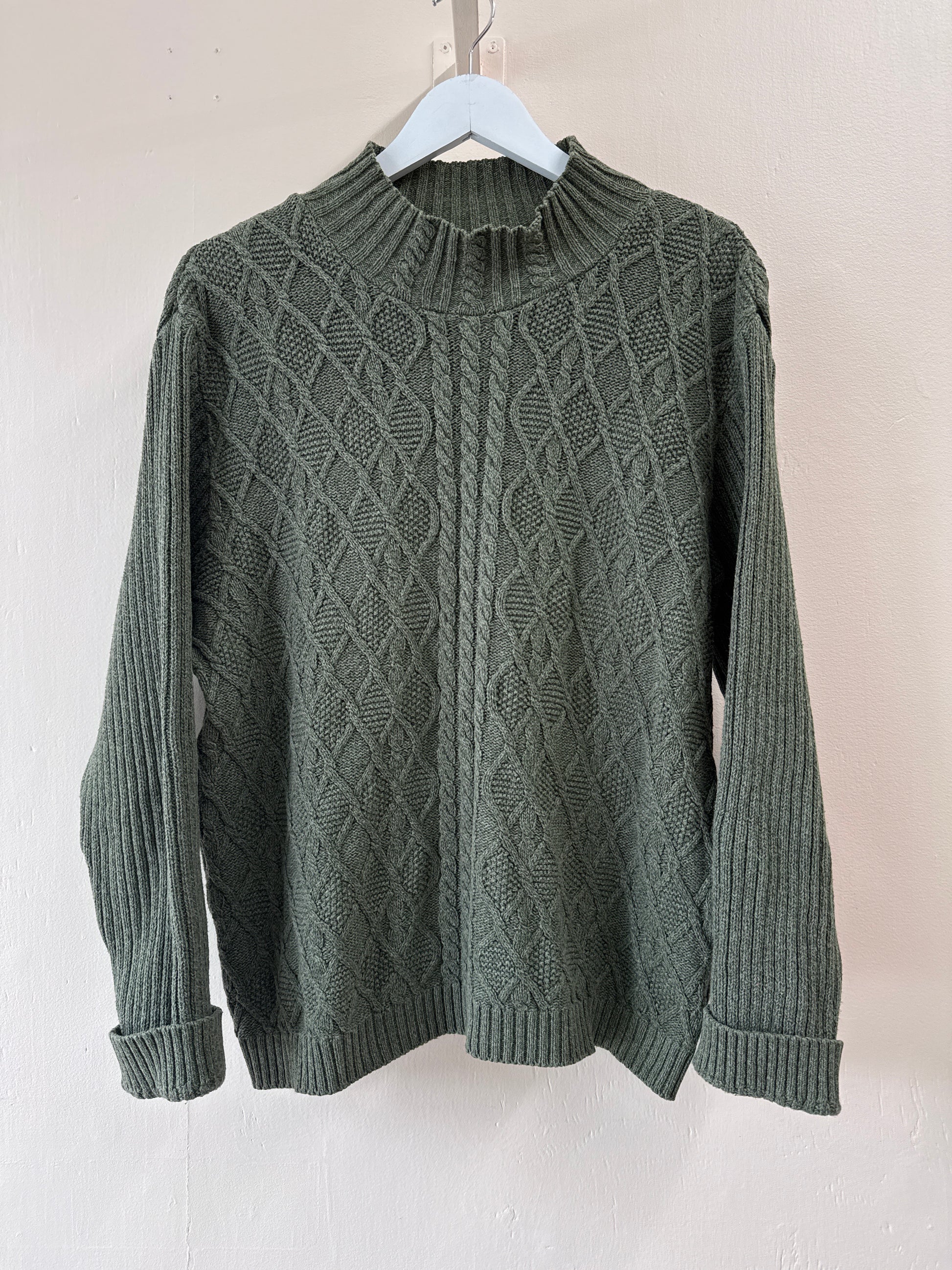 Green Knit Sweater