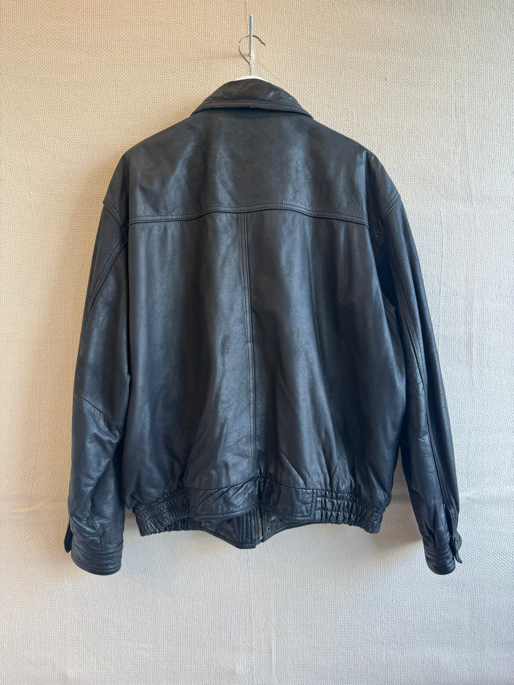 Bomber en cuir