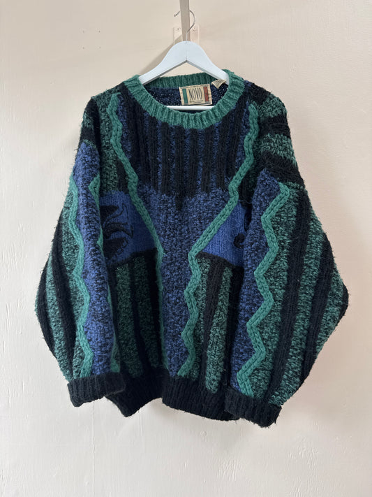 Novo Vintage Knit Wool Sweater