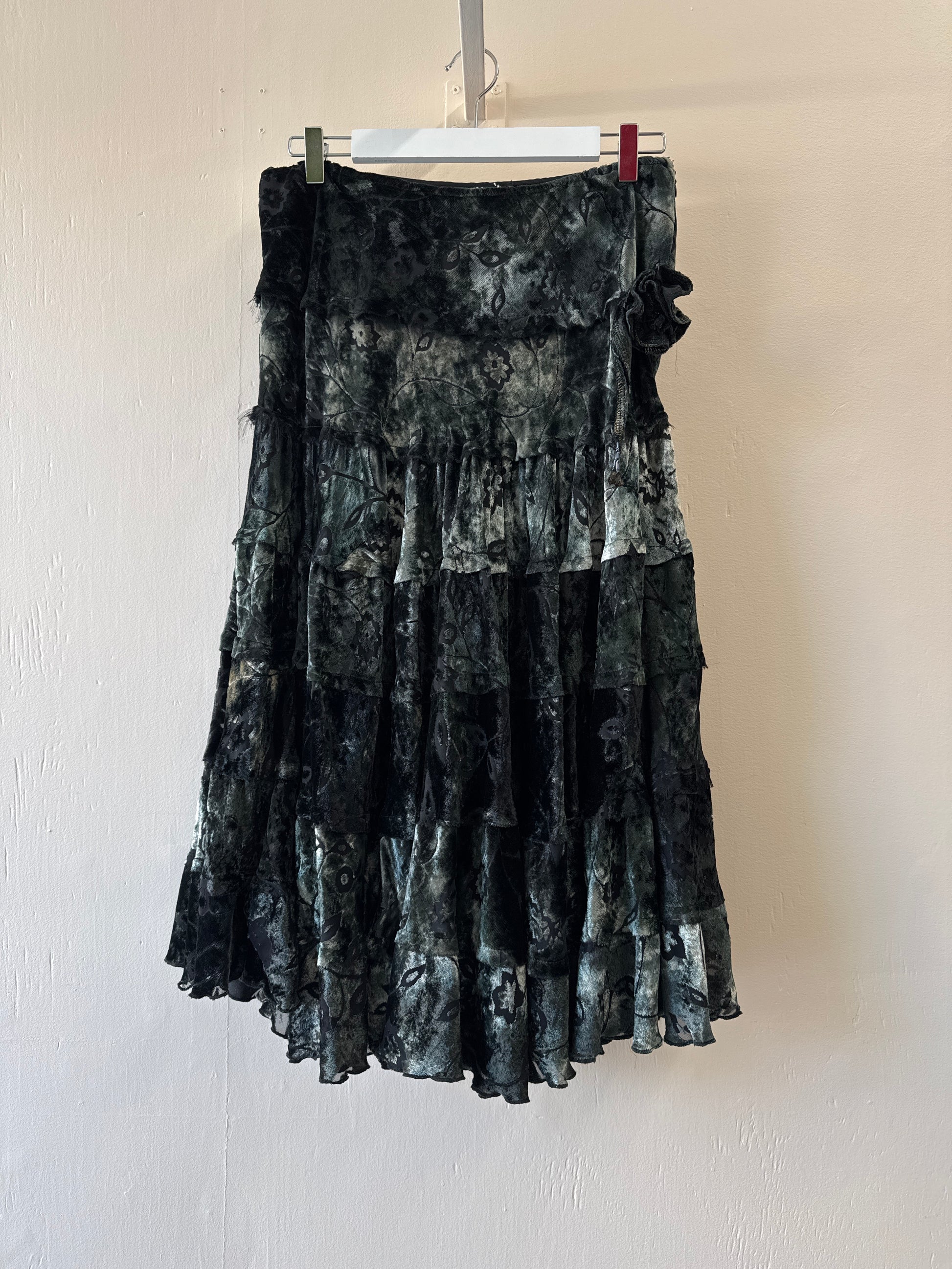 Second-Hand-Bedo-Velvet-Skirt